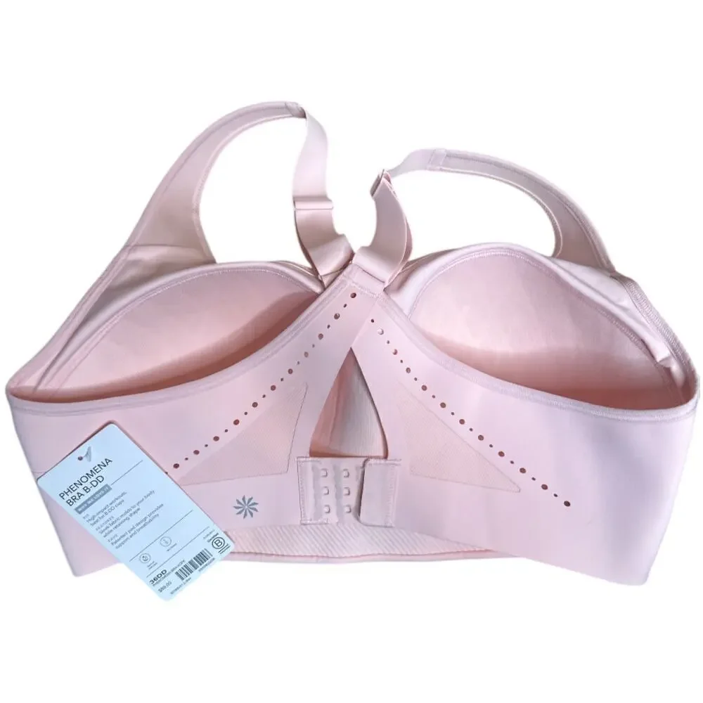 Athleta Ballet Pink Phenomena Vopk  Bra Women's Size 36DD NWT